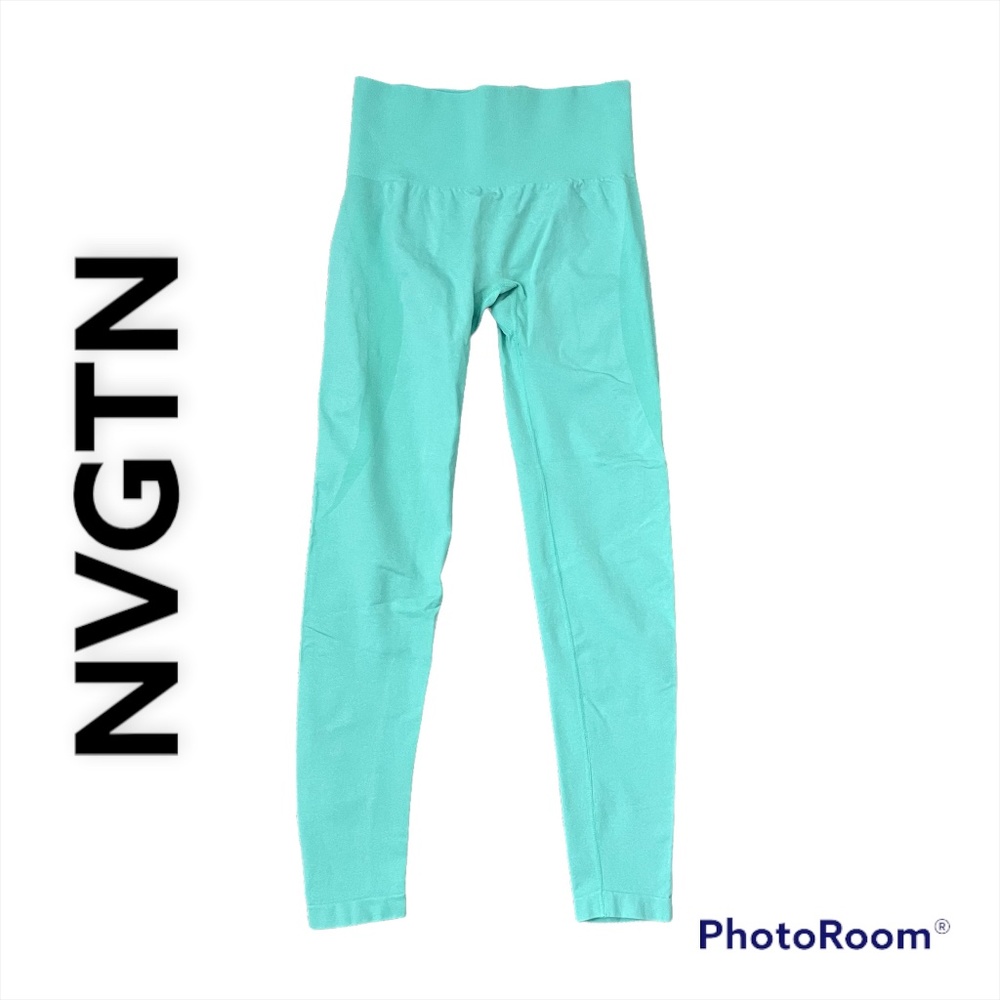 NVGTN Mint Green Colored Leggings, Size Small